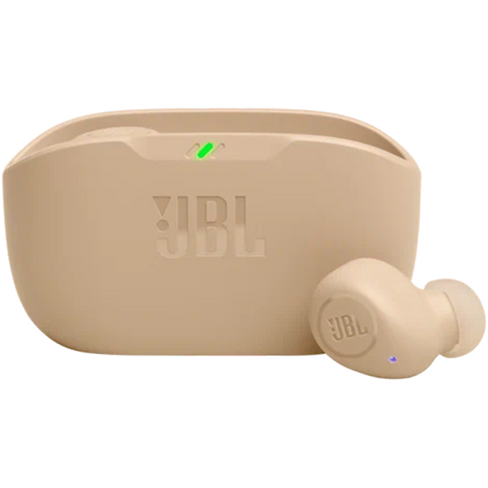 Bluetooth-гарнитура JBL Wave Buds, бежевая