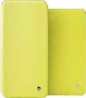 Чехол-книжка + обложка на паспорт FashionTouch для Honor 7A, полиуретан, жёлтый