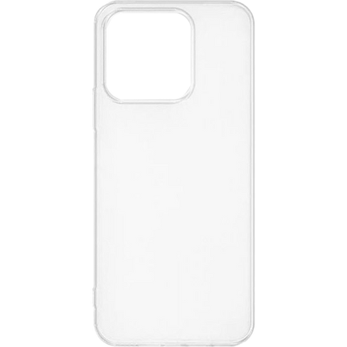 Чехол-крышка LuxCase для Apple iPhone 15 Pro, силикон, прозрачный