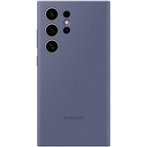 Чехол-крышка Samsung Silicone Case для Galaxy S24 Ultra, силикон, фиолетовый (EF-PS928TVEGRU)