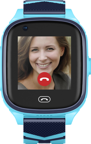 Часы-телефон JET Kid Vision 4G детские, голубые