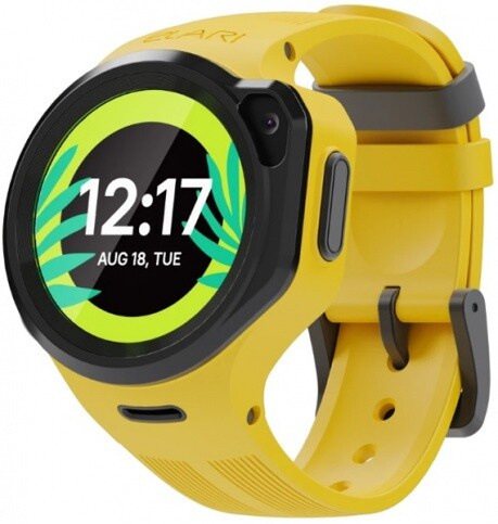 Часы-телефон ELARI детские KidPhone 4GR с Алисой, желтые