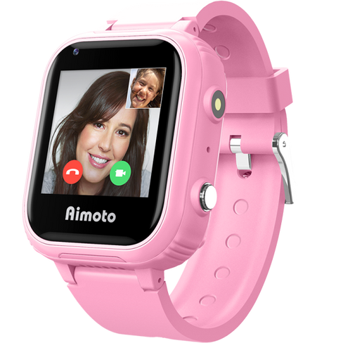 Часы-телефон Aimoto Pro V.2 4G детские, розовые