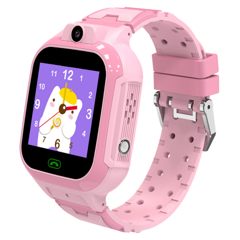 Часы-телефон Fontel детские KidsWatch 4G Active, розовый