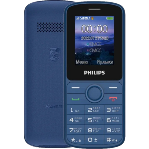 Телефон Philips Xenium E2101 Синий