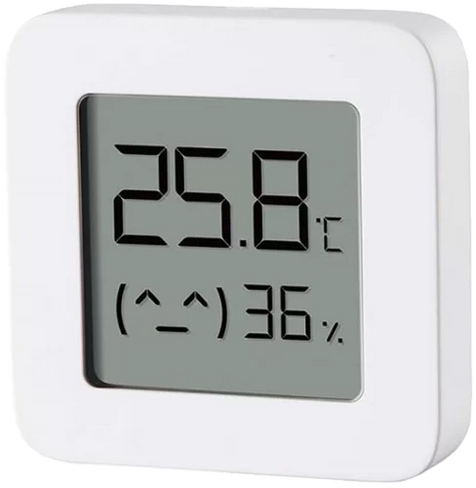 Датчик температуры и влажности Xiaomi Temperature and Humidity Monitor 2, белый (NUN4126GL)