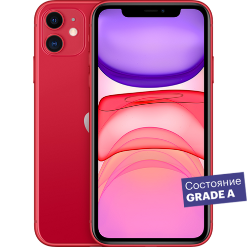 Смартфон Apple iPhone 11 256GB Красный Grade A