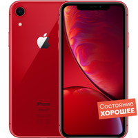 Смартфон Apple iPhone XR 64GB Красный "Хорошее состояние"
