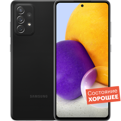 Смартфон Samsung Galaxy A72 256GB Черный "Хорошее состояние"