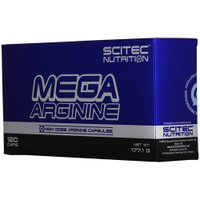 Аминокислотный комплекс Scitec Nutrition Mega Arginine, нейтральный, 120 шт.