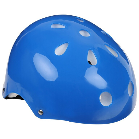 Шлем защитный детский onlytop, обхват 55 см, цвет синий ONLYTOP