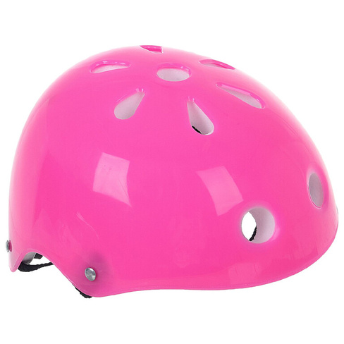 Шлем защитный детский onlytop ot-s507, обхват 55 см, цвет розовый ONLYTOP