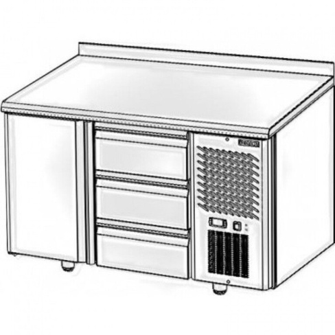 Стол холодильный Polair TM2-02-G 120083