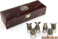 Shampurs Подарочный набор стопок в шкатулке - 4