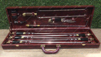 Shampurs Подарочный набор для шашлыка Звери в кейсе (бордовый)