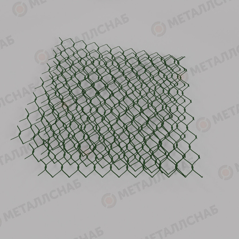 Сетка рабица с полимерным покрытием 25х25х2,8 мм