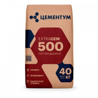 Цемент ExtraCEM 500 42,5Н 40кг/под.35/1,4т(Вольск)