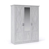 Шкаф 3-х дверный Лорена, бетон пайн белый Столплит