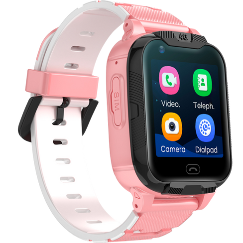 Часы-телефон Fontel детские KidsWatch 4G, розовый