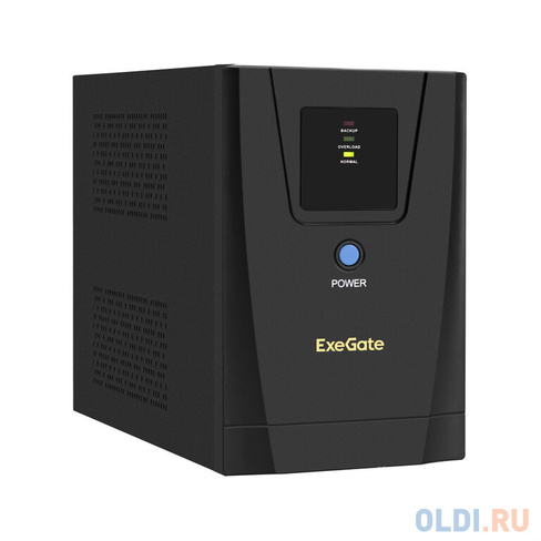 Exegate EP285496RUS ИБП ExeGate SpecialPro UNB-1500.LED.AVR.C13.RJ.USB <1500VA/950W, LED, AVR, 6*IEC-C13, RJ45/11, USB,