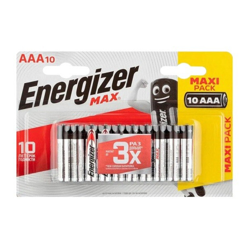 Элемент питания LR 03 Energizer Max BL-10