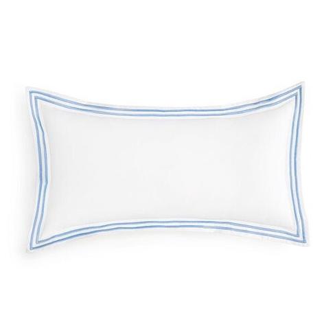 Декоративная подушка из итальянского перкаля Hudson Park, 10 x 20 дюймов Hudson Park Collection, цвет Blue