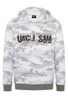 Толстовка с капюшоном и принтом логотипа спереди UNCLE SAM, цвет weiss