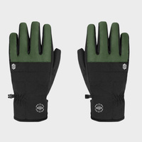 Мужские и женские зимние спортивные перчатки для сноуборда и лыж Voss Green Black SIROKO, цвет gruen