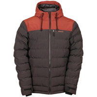 Уличная куртка Passat Padded Jacket мужская - коричневая Fundango, цвет rot