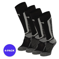 Носки для сноуборда Xtreme, черные, 4 пары унисекс