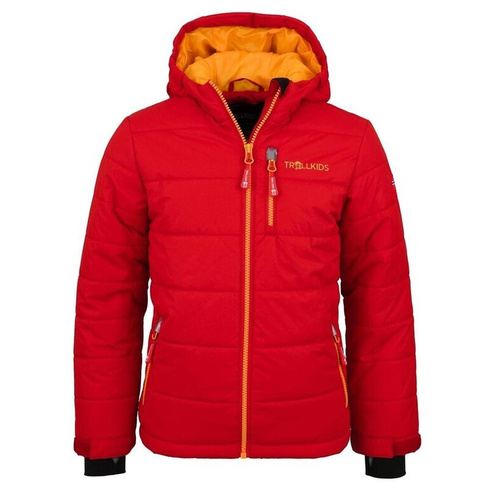 Детская зимняя куртка Hemsedal красный/солнечно-желтый TROLLKIDS, цвет gelb