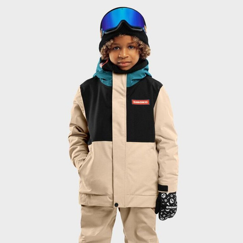 Детская зимняя спортивная сноубордическая куртка для мальчиков Vista SIROKO черная