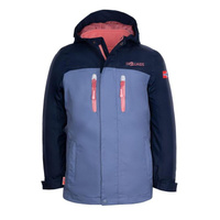 Детская куртка 3в1 Bryggen темно-синий/пыльно-синий TROLLKIDS, цвет grau