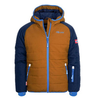 Детская лыжная куртка Hafjell PRO темно-синий/бронзовый/лазурно-синий TROLLKIDS, цвет braun
