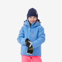 Детская лыжная куртка теплая непромокаемая - 550 синий WEDZE, цвет blau
