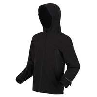 Детская походная куртка Pulton - черная REGATTA, цвет schwarz