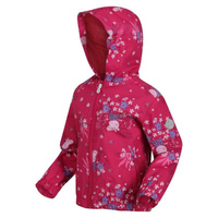 Детская прогулочная куртка с капюшоном Peppa Muddy Puddle - розовый REGATTA, цвет rosa