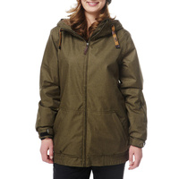 Куртка для лыж/сноуборда женская - BLOOM оливковый Light Board Corp, цвет gruen