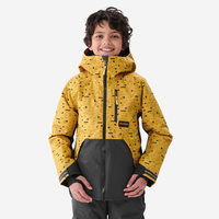 Куртка для сноуборда, лыжная куртка детская - SNB 500 графический желтый DREAMSCAPE, цвет grau