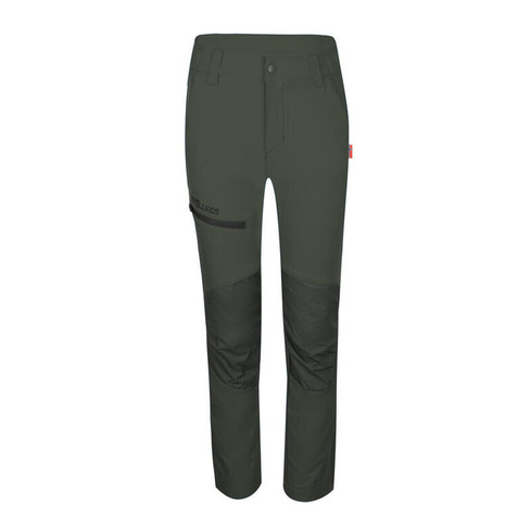 Детские брюки софтшелл LYSEFJORD XT плющ зеленый/черный TROLLKIDS, цвет gruen