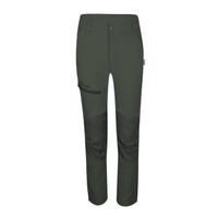 Детские брюки софтшелл LYSEFJORD XT плющ зеленый/черный TROLLKIDS, цвет gruen