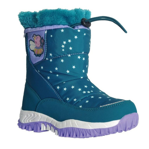 Детские водонепроницаемые зимние походные ботинки «Свинка Пеппа» — темно-бирюзовые REGATTA, цвет blau