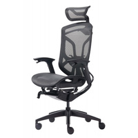 Премиум эргономичное компьютерное кресло GT CHAIR Dvary X - черное
