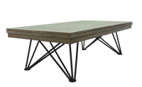 Бильярдный стол для пула Dauphine 7 ф (silver mist oak) с плитой