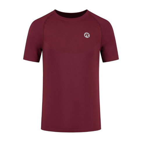 Мужская спортивная футболка с коротким рукавом из технического материала - Essential ROGELLI, цвет rot