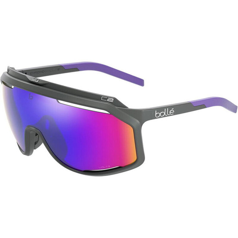 Спортивные очки Chronoshield Volt+ Ultraviolet Polarized Cat 3 титановые матовые Bollé, цвет grau