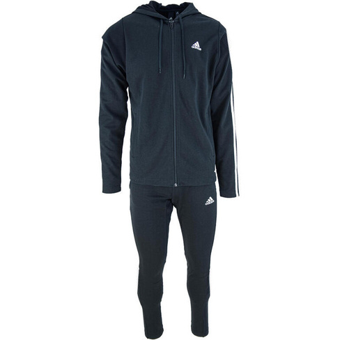 Спортивный костюм adidas Sportswear Ribbed Insert, черный, мужской
