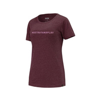 Getoutandplay Женская футболка из органического хлопка – Изюм IXS, цвет rot