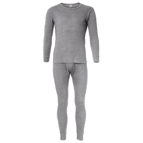 Термобелье | Мужчина | Футболка + брюки | Флисовая подкладка | Серый BLACK SNAKE, цвет gris