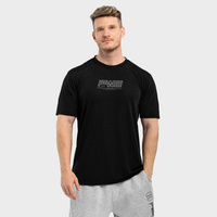 Мужская фитнес-футболка с короткими рукавами для PWE Dare SIROKO Black